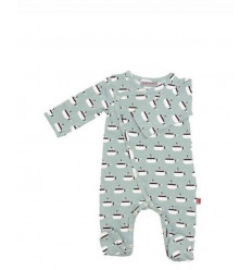 JUMPSUIT WITH FEET HORIZON JERSEY COTTON
