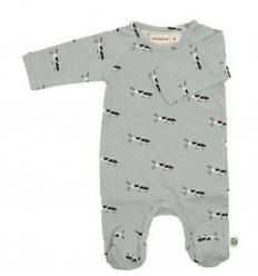 JUMPSUIT OTTO WITH FEET GRASSHOPPER