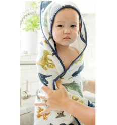 COTTON HOOD TOWEL&CLOTH DINO FRIENDS 22