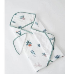 COTTON HOOD TOWEL&CLOTH PRICKLE POTS 22