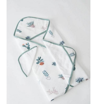 COTTON HOOD TOWEL&CLOTH PRICKLE POTS 22