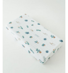 MUSLIN CHANGING PAD COVER PRICKLE POT 22