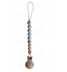 PACIFIER CLIP CLEO CLOUD MAUVE/WOOD 211