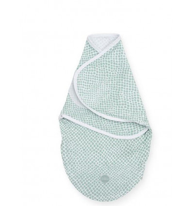 SLAAPZAK WRAPPER 0-3M SNAKE SOFT GRN 211