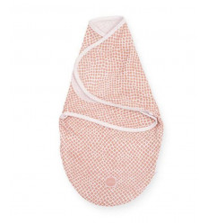 SLAAPZAK WRAPPER 0-3M SNAKE PALEPINK 211