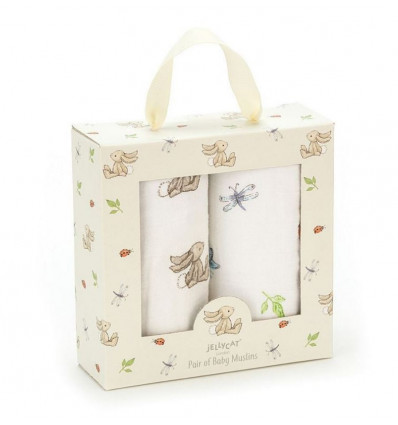 BASHFUL BUNNY PAIR OF MUSLINS 21