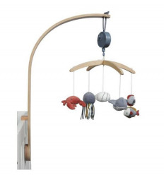 LD MUZIEKMOBIEL HOUT OCEAN BLUE 0-6M 211