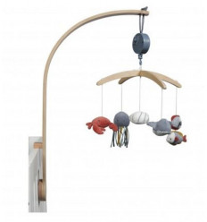 MUZIEKMOBIEL WIT HOUT OCEANBLUE 0-6M 21
