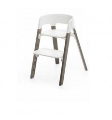 HIGH CHAIR STEPS WHITE/HAZY GREY 23