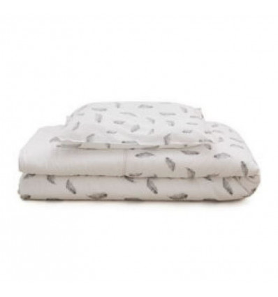 BAMBOE DEKEN LEDIKANT FEATHER INCL 201