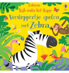 VERSTOPPERTJE SPELEN MET ZEBRA