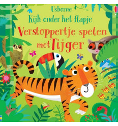VERSTOPPERTJE SPELEN MET TIJGER