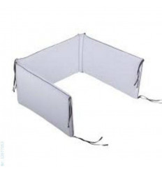 OMRANDING BEDSIDE CRIB+HOESLAKEN WIT 211