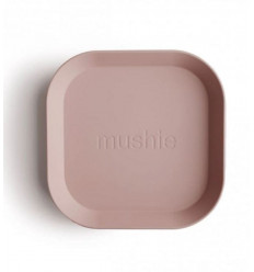 PLATES SQUARE BLUSH 24