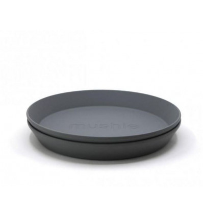 PLATES ROUND SMOKE 24