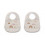 TILDA SILICONE BIB 2 PACK RAINBOW 202