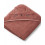 ALBERT HOODED TOWEL CAT DARK ROSE 202
