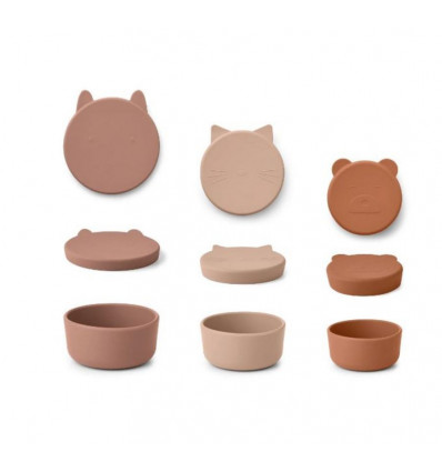 CORGAN SNACK BOX 3 PACK ROSE MULTI 202