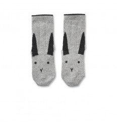 SILAS COTTON SOCKS RABBIT GREY 202