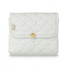 CHANGING MAT QUILTED OCS GREY WAVE 21