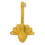 PLAY GYM TOY PEACOCK BELL MUSTARD 21