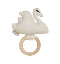 RATTLE SWAN W/ MAPLE WOOD RING GOTS 54