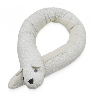 ANIMAL BED BUMPER OCS GREY WAVE 21