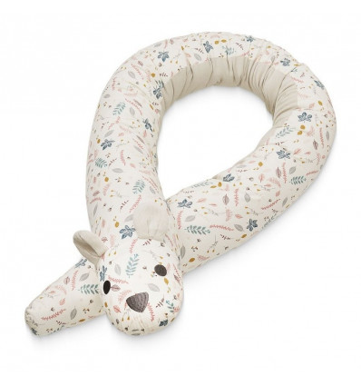 ANIMAL BED BUMPER PRESSED LEAVES ROS 21