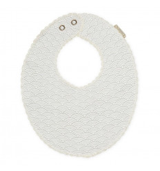 BIB TEETHING JERSEY GOTS GREY WAVE 21