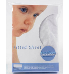 AEROSLEEP FITTED SHEET ECRU 70X140 22