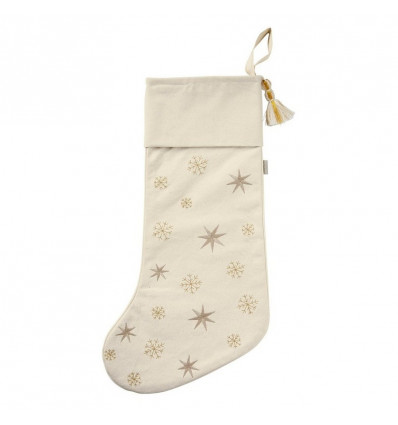 CHRISTMAS STOCKING GOTS 37 NATURAL 53X29