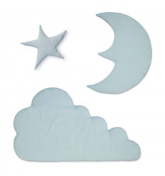 WALL DECORATION MOON CLOUD STAR OCS 36