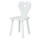 HEART KIDS CHAIR 40 CLASSIC GREY 58X31X2