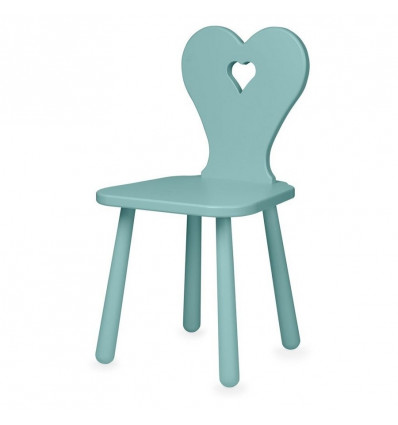 HEART KIDS CHAIR 52 CANAL GREEN 58X31X29