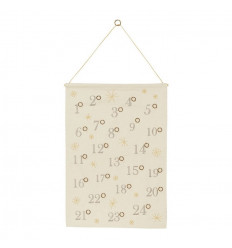 NATURAL 69X52CM 9 CHRISTMAS ADVENT C