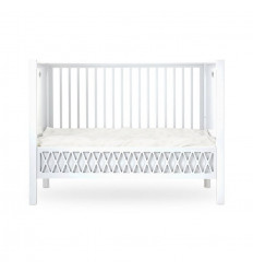 HARLEQUIN BABY BED 70 X 140 WHITE 21