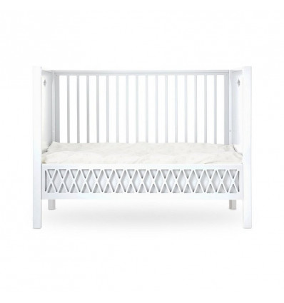HARLEQUIN BABY BED 70 X 140 WHITE 21