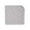 TOWEL BABY HOODED GOTS 02 GREY 80X80CM 9