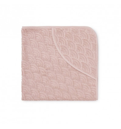 TOWEL BABY HOODED GOTS BLOSSOM PINK 21