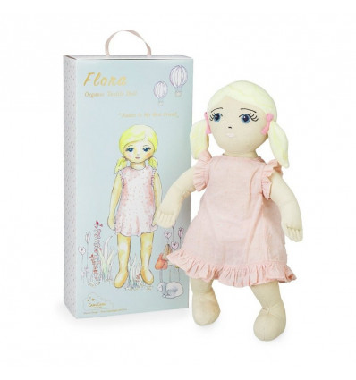 ORGANIC TEXTILE DOLL GOTS FLORA 21