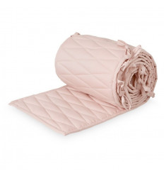 COT BUMPER HARLEQUIN EMBROIDERY PINK 21