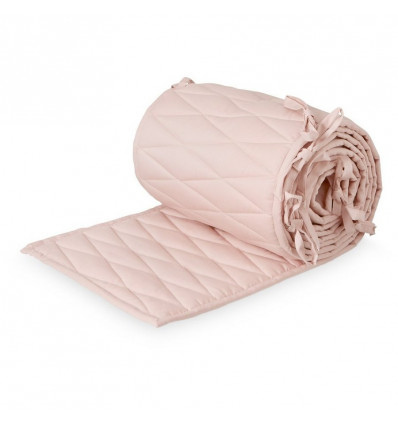 COT BUMPER HARLEQUIN EMBROIDERY PINK 21