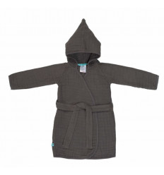 MUSLIN BATHROBE ANTHRAC,24-36M 231