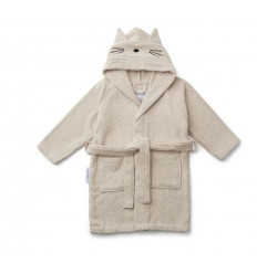 LILY BATHROBE CAT SANDY 1-2Y 202