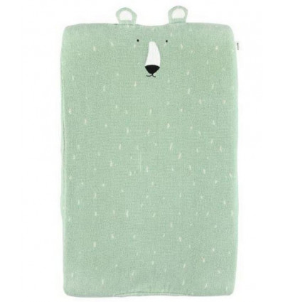 CHANGING PAD COVER70X45 POLAR BEAR 25