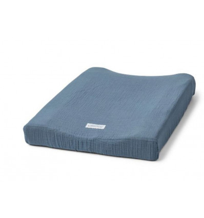 CLIFF MUSLIN CHANGING MAT COVER BLUE 202