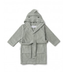 LILY BATHROBE DINO DOVE BLU MIX 1-2Y 202