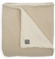 DEKEN TEDDY 100X150 BLISSKNIT NOUGAT 22