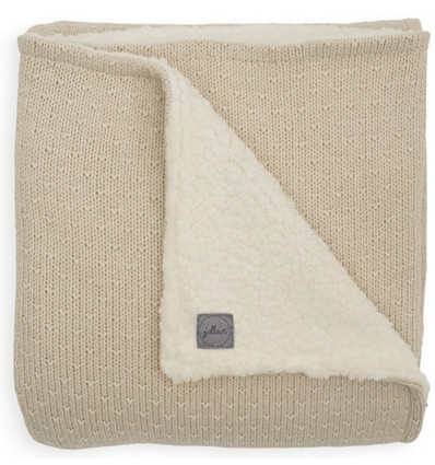 DEKEN TEDDY 100X150 BLISSKNIT NOUGAT 22