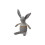 VIGGA KNIT MINI TEDDY RABBIT GREY 202